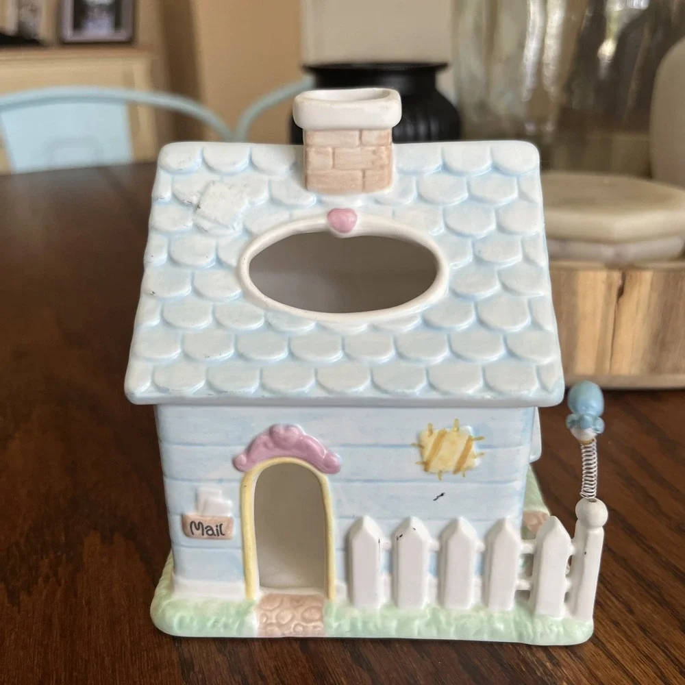 Precious Moments Ceramic Tea Light Candle Holder Grandma's House, 4